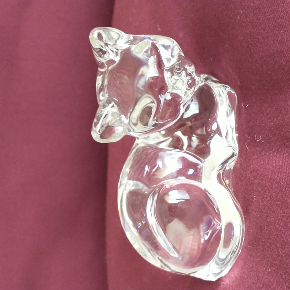 Princess House Lead Crystal Cat